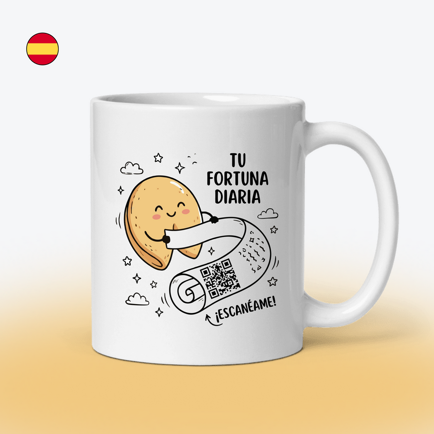 Mug Fortune Cookie - Fortune du Jour & Numéros Chanceux