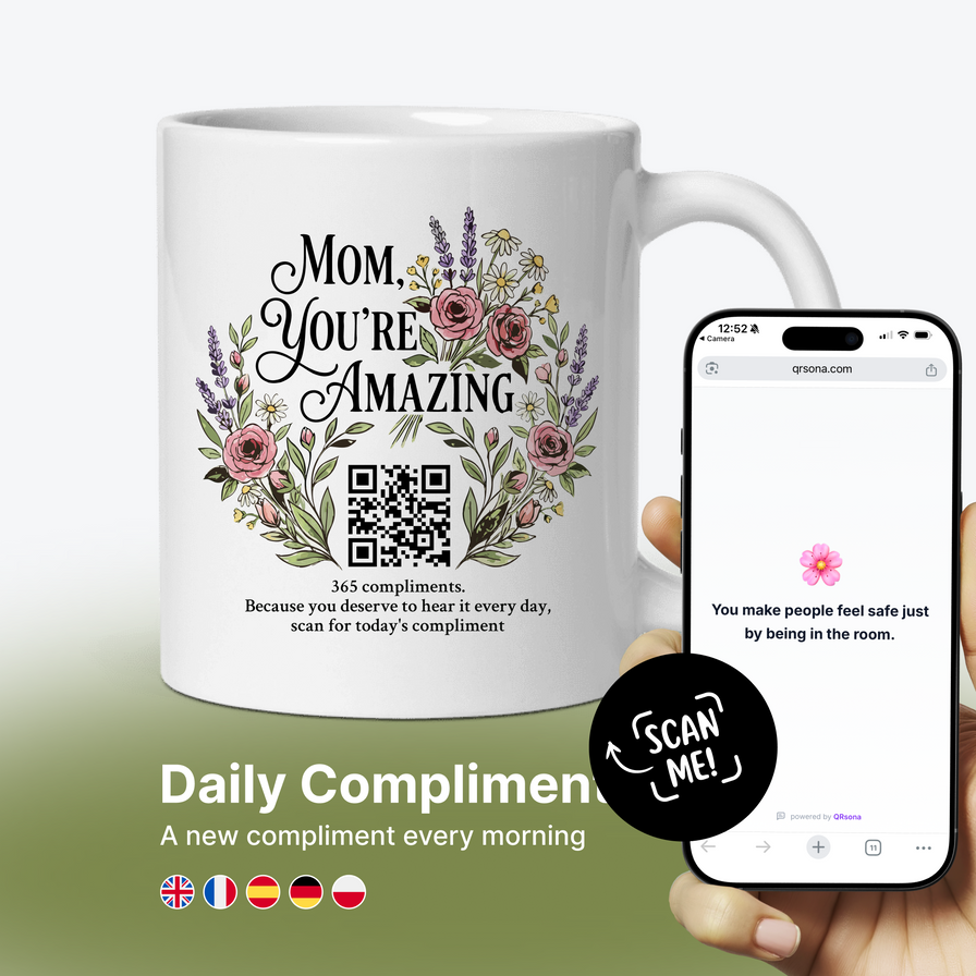 Mug Compliments pour Maman - 365 messages, un par jour