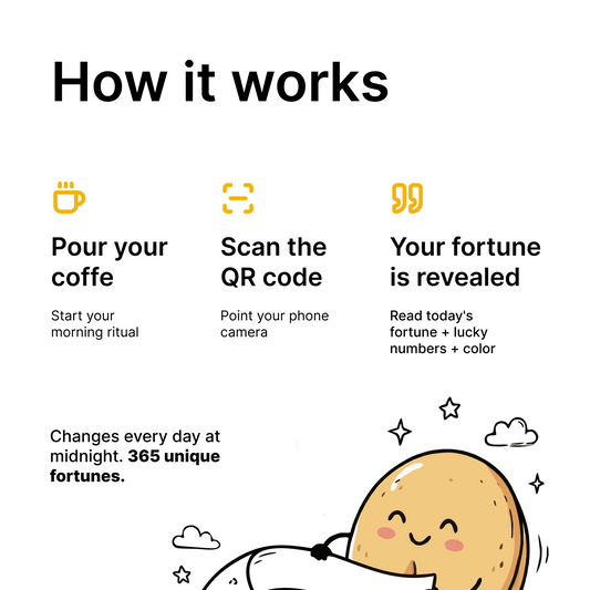 Fortune Cookie Mug - Daily Fortune & Lucky Numbers