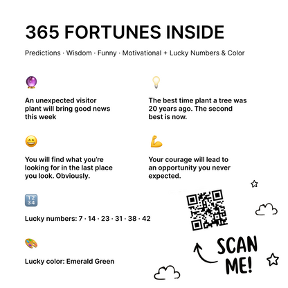 Mug Fortune Cookie - Fortune du Jour & Numéros Chanceux