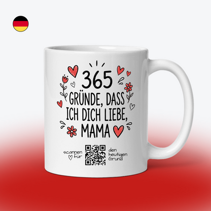 Mug "Je t'aime Maman" - 365 Messages, Un Nouveau Chaque Jour
