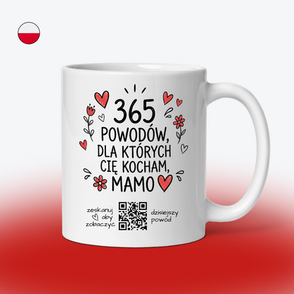 Mug "Je t'aime Maman" - 365 Messages, Un Nouveau Chaque Jour