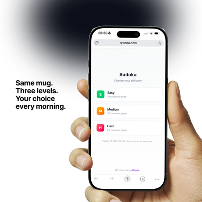 Mug Sudoku - 365 Puzzles, Un Nouveau Chaque Matin