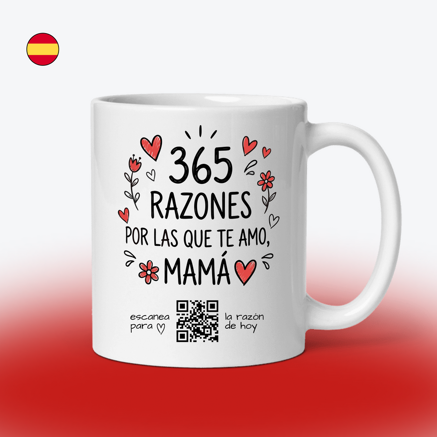 Mug "Je t'aime Maman" - 365 Messages, Un Nouveau Chaque Jour