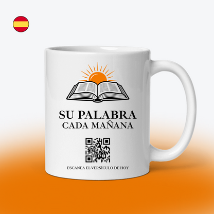 Bibelvers-Tasse mit QR - 365 Verse, jeden Morgen neu