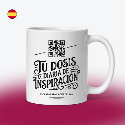 QR Code Daily Inspiration Mug: 365 Unique Morning Quotes