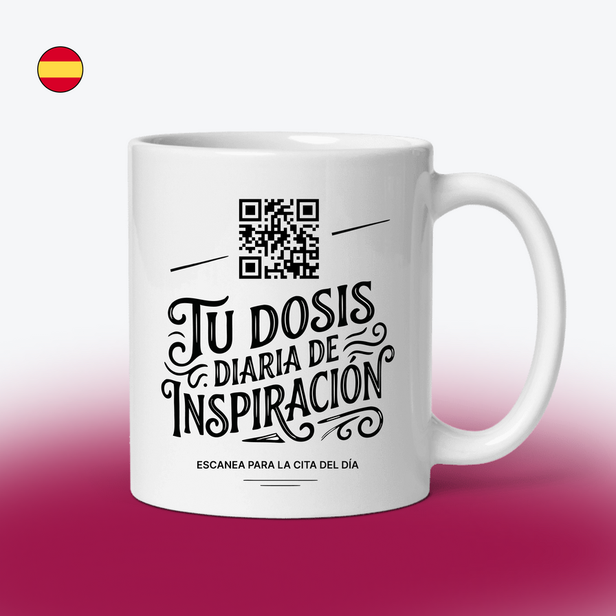 QR Code Daily Inspiration Mug: 365 Unique Morning Quotes