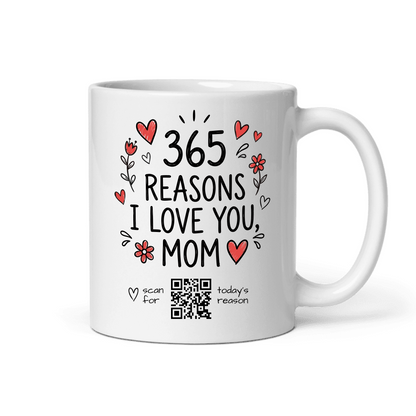 Mug "Je t'aime Maman" - 365 Messages, Un Nouveau Chaque Jour