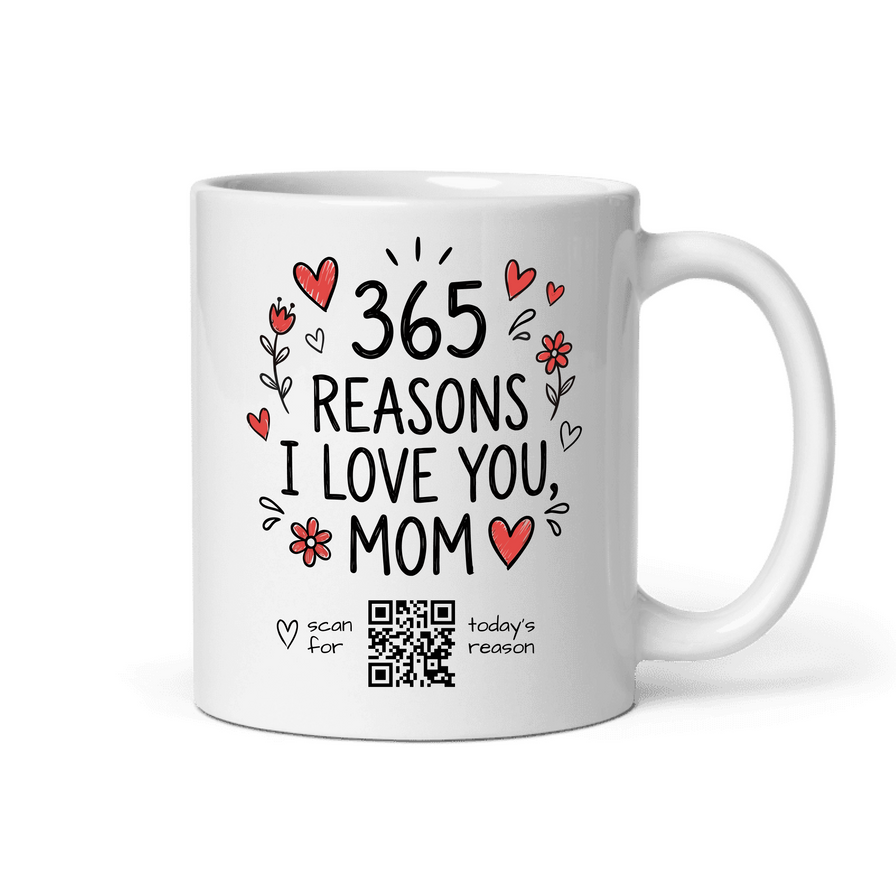 Mug "Je t'aime Maman" - 365 Messages, Un Nouveau Chaque Jour